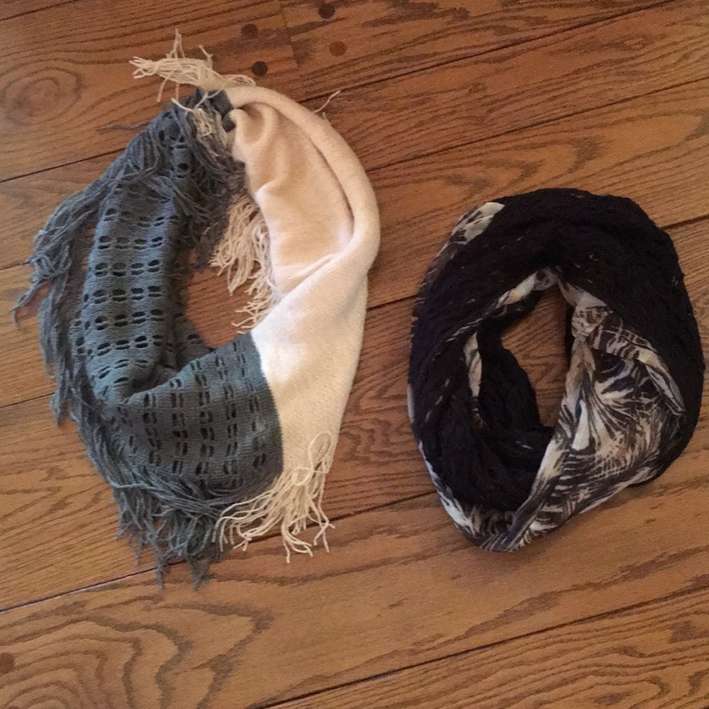 Two Infinity Scarves